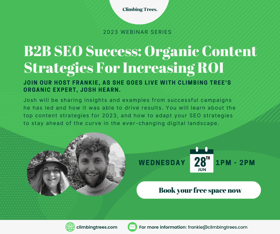 B2B SEO Success: Organic Content Strategies For Increasing ROI